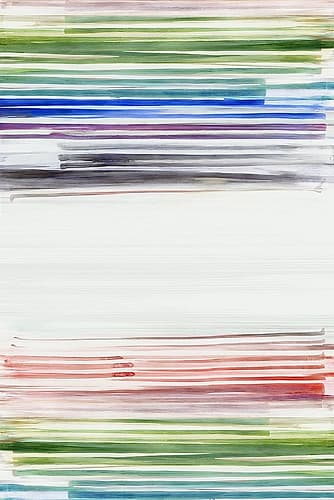 Colorful Bands I Abstract Art Print