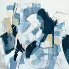 Rhythms in Blue Art Print by PI Studio