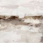Muted Horizon in Textured Neutrals Art Print by PI Studio