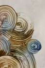 Brushstroke Spirals in Earth and Sky Art Print by PI Studio
