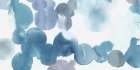 Blue Watercolor Circles Harmony Art Print by PI Studio