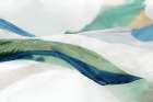 Flowing Serenity Over White Hills Art Print by PI Studio