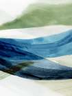 Waves of Blue and Green Art Print by PI Studio