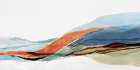 Colorful Mountain Landscape Abstraction Art Print by PI Studio