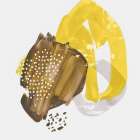 Painted Yellow I Art Print by PI Studio