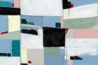 Blue Lattice I Art Print by PI Studio
