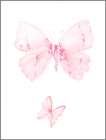 Pink Butterflys II Art Print