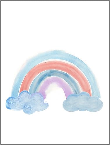 Happy Rainbow Art Print