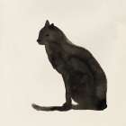 Le Chat Noir II Art Print by PI Studio
