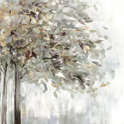 Windblown Neutral Landscape Print
