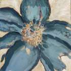 Poppy Blue Art Print