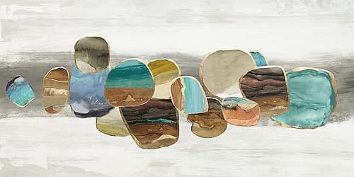 Glided Stones I Plage reproduction
