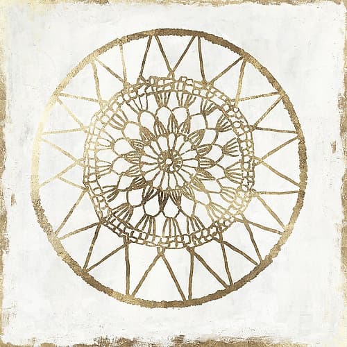 Gilded Star II Art Print