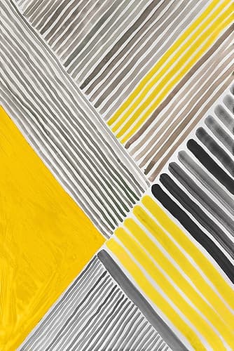 Yellow Mikado II Art Print
