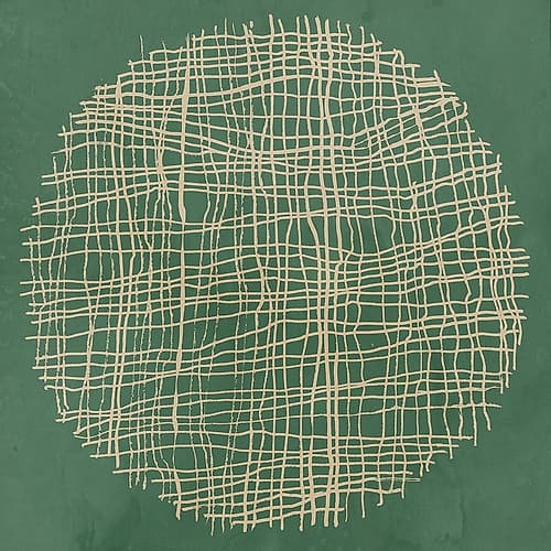 Green Weave II Art Print
