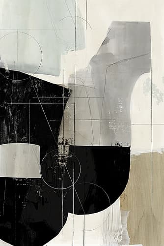 Jet Black I Art Print