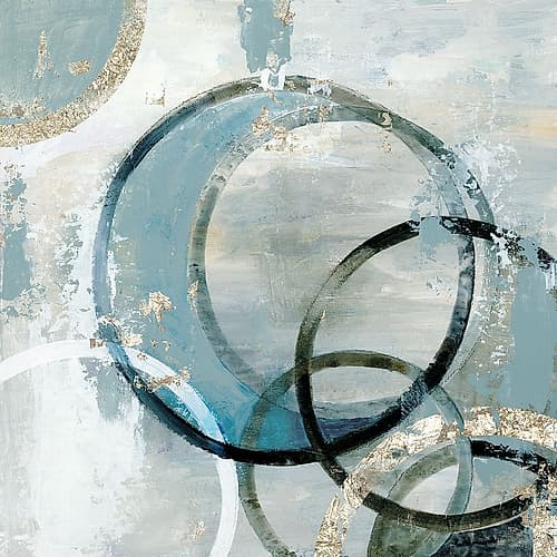 Brocade Circles Art Print