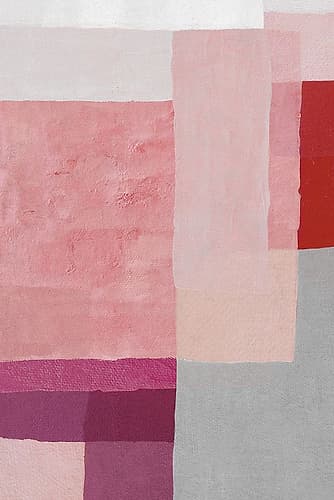 Pink Patio Abstract Art Print