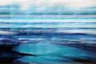 Blue Glide Art Print