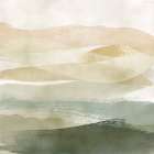 Strokes and Waves I Art Print