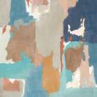 Muted Mosaic of Coastal Reflections I Art Print