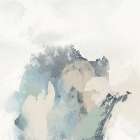 Muted Brushstrokes in Blue II Abstract Art Print