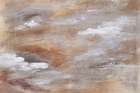 Earthy Whispers in Brushstrokes II Art Print