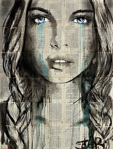 Blue Shore Art Print