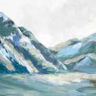 Blue Palette Mountains I Landscape Print