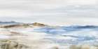 Misty Blue Beach Art Print