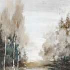 Dusk in the Birches Art Print