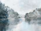 Whispers of the Blue Lake Art Print