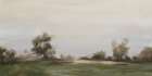 Misty Morning Landscape Scene Art Print