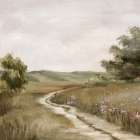 Path Through Quiet Fields Art Print