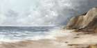 Coastal Cliffs Under Stormy Skies Art Print