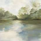 Tranquil Reflections by the Water Art Print