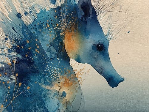 Ocean Blue Magic II Art Print