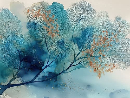 Ocean Blue Magic IIII Art Print