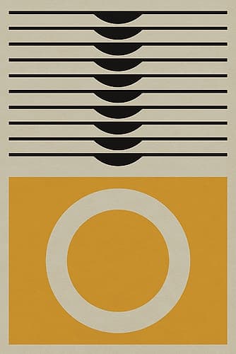 Yellow Ring Art Print