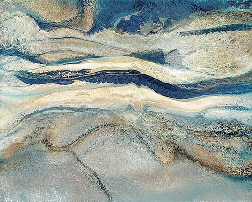 Blue Danube II Art Print by Wendy Kroeker