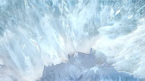 Blue Agate Light Art Print by Wendy Kroker