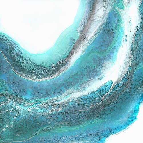 Marble Blue Art Print