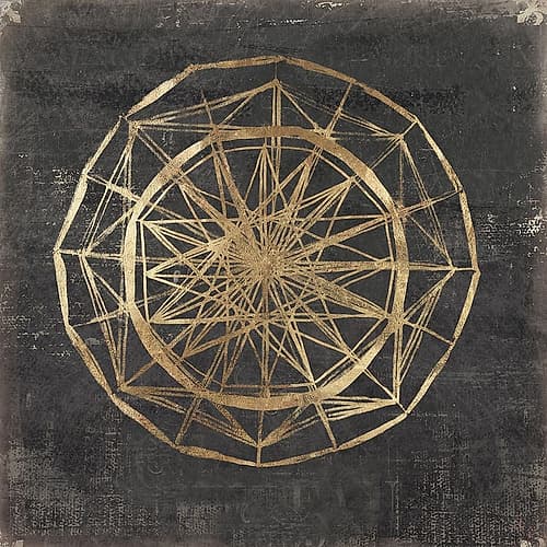 Golden Wheel II Decorative Print