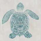 Oriental Turtle I Art Print