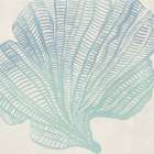 Misty Blue Layers II Art Print