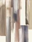 Muted Vertical Brushstroke Patterns Art Print
