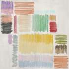 Crayon Blocks in Soft Arrangement Art Print