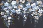 Hanging Blossoms in Tranquil Night Art Print
