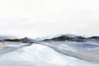Vast Snowy Landscape at Dusk Art Print