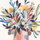 Floral Symphony in Watercolors Art Print